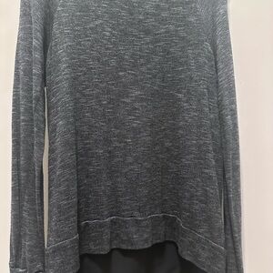 Women's Gray Long Sleeve Tunic. Looks cute with tights